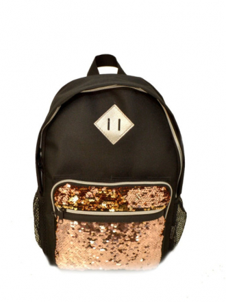 Рюкзак для девочек Union Spark Черная Бронза