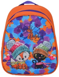 Рюкзак дошкольный Kids Mini Котенок и лисенок
