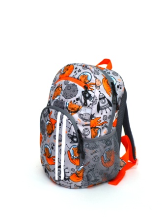 Рюкзак дошкольный Union Junior Коты в космосе orange