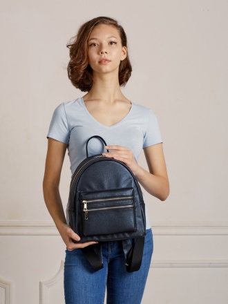 Рюкзак женский Union Черно-синий
