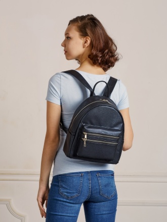 Рюкзак женский Union Черно-синий