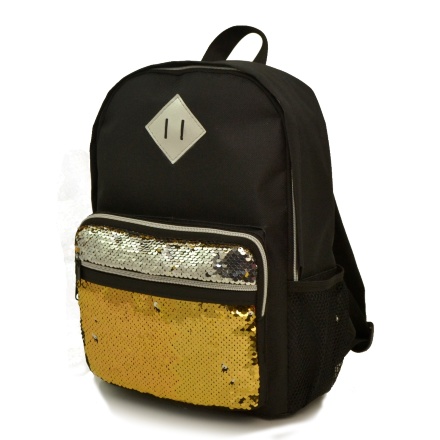 Рюкзак для девочек Union Spark Черный Золото