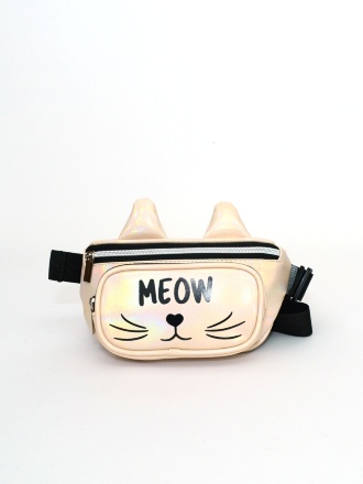 Сумка на пояс детская Union Розовый перламутр Meow