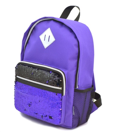 Рюкзак для девочек Union Spark Фиолетовый Серебро